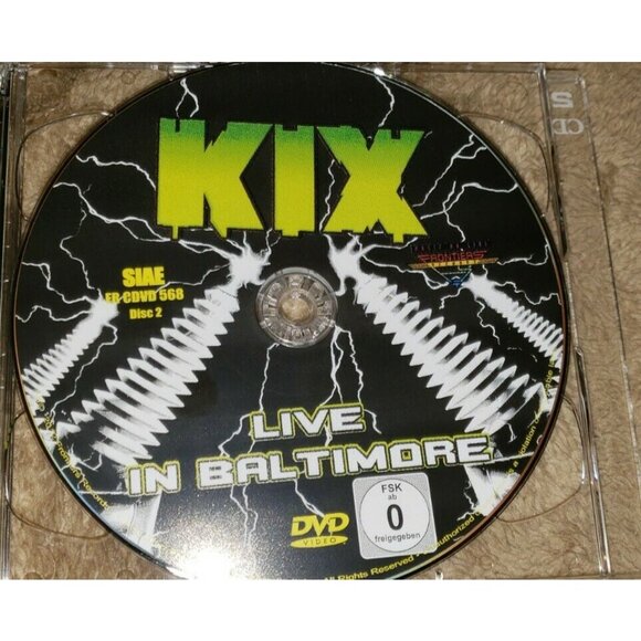 KIX cd/dvd LIVE IN BALTIMORE oop frontiers import funny money steve whiteman - Picture 8 of 9